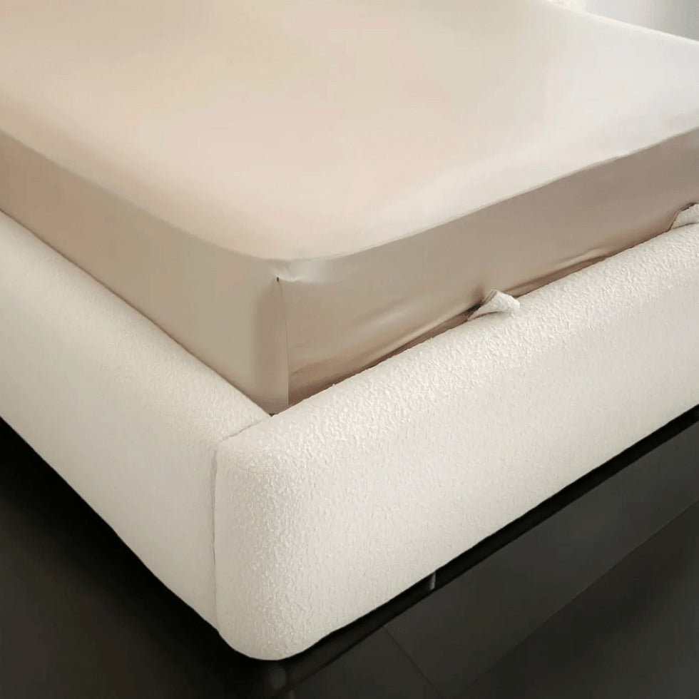 Drap-housse en soie