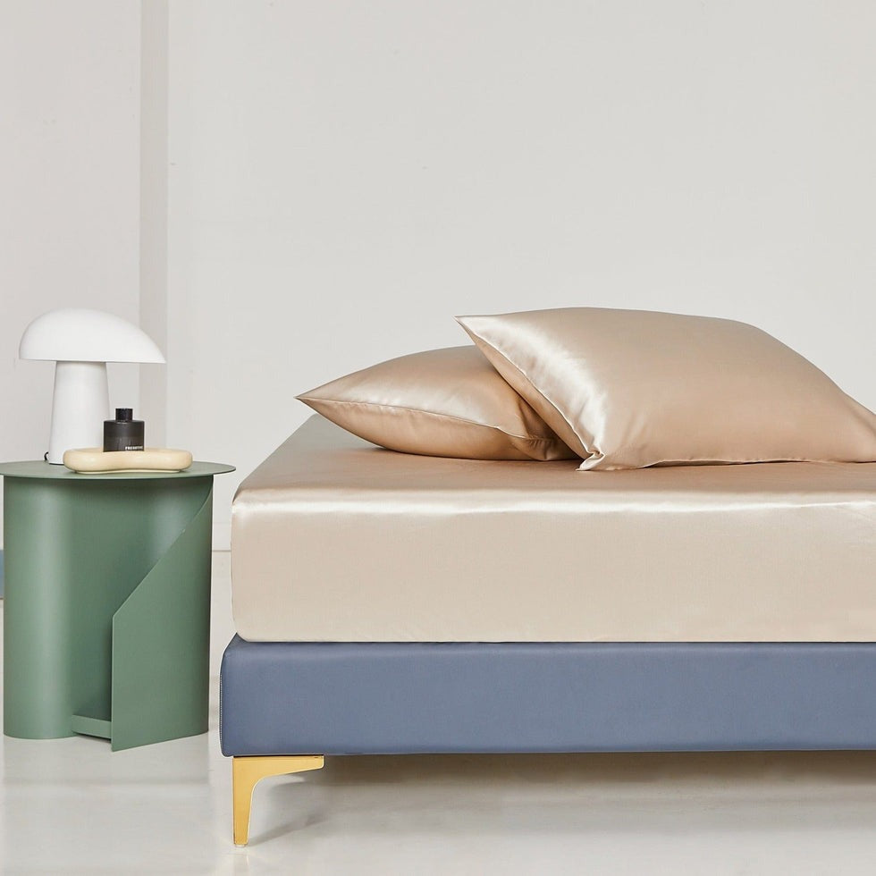 Drap-housse en soie